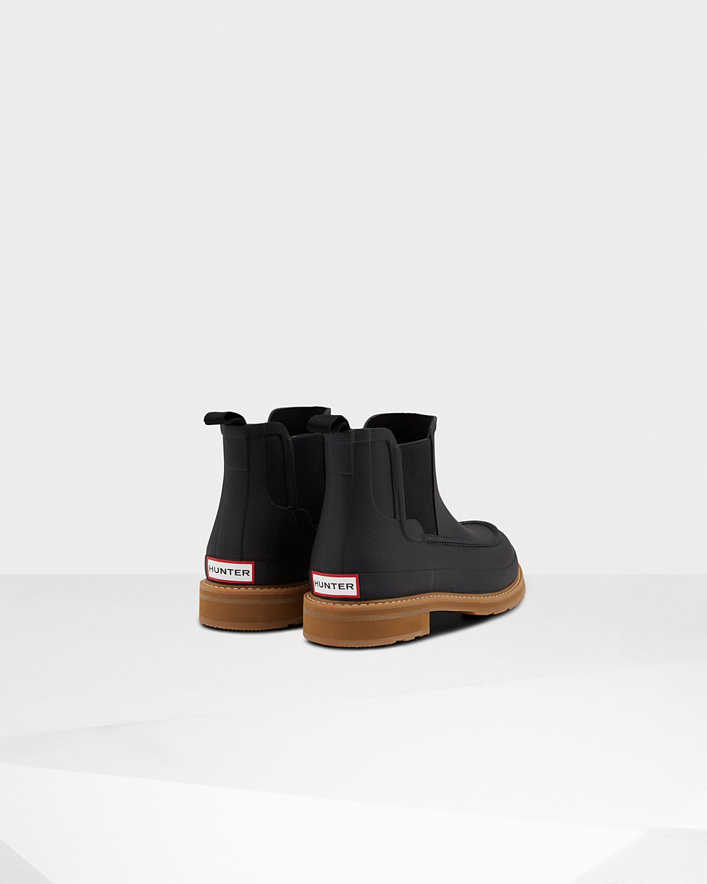 Botas Chelsea Hunter Homem Pretas - Original Moc Toe - 37YQKGZMD